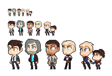 Nicole Nox - Detroit: Become Human - Pixel Sprites