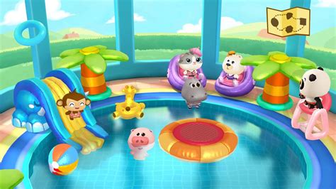 Dr. Panda’s Swimming Pool - Game for Kids, iOS, Android, Kindle Fire - YouTube