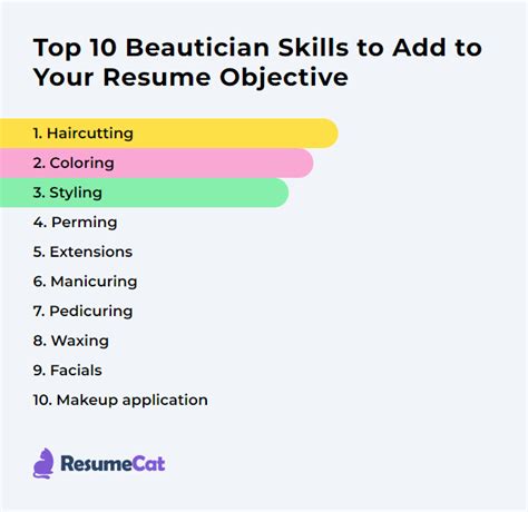 Top 16 Beautician Resume Objective Examples | ResumeCat