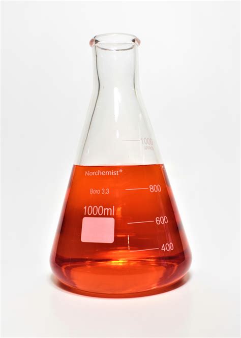 Erlenmeyer Flask, Borosilicate Glass, 1000 ml – Norchemist