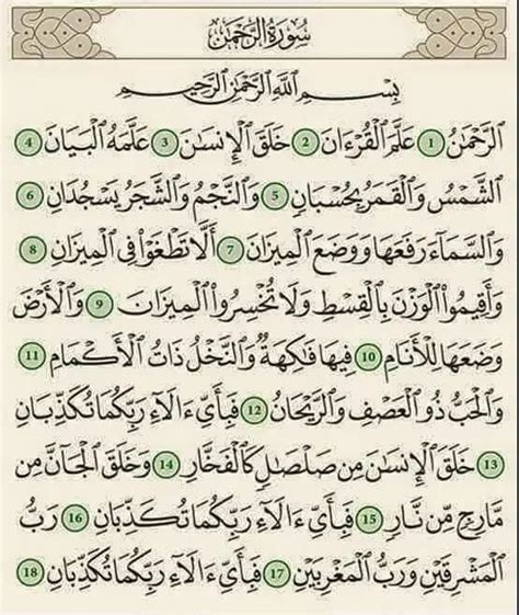 Surah Ar Rahman Full Pdf - LennonkruwBowers