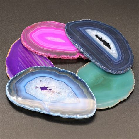 Polished Agate Slices (5)