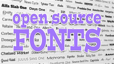 Reasons to use Open-Source Fonts | Dan Lanneau