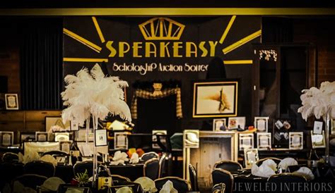 1920's Great Gatsby Speakeasy Party ⋆ Jeweled interiors