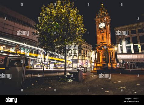 Brighton Clock Tower At Night Stock Photo - Alamy