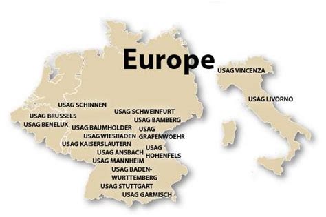 Germany Map Us Military Bases