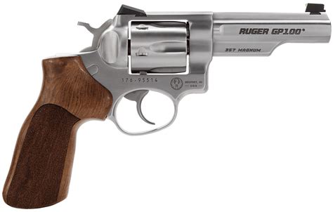 Ruger 1754 GP100 Match Champion 357 Mag 4.20″ Half-Lug Barrel 6rd Cylinder Satin Stainless Steel ...