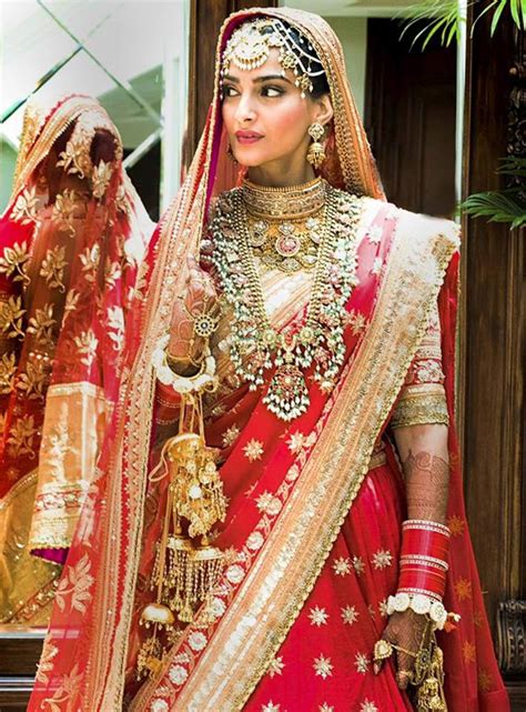 Sonam Kapoor Wedding Lehenga - Saree Blouse Patterns