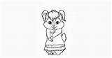 The Chipettes Cheerleading Coloring Pages Printable sketch template