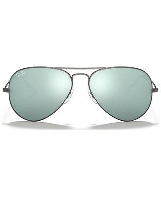 Ray-Ban Sunglasses, RB3025 AVIATOR FLASH LENSES - Macy's