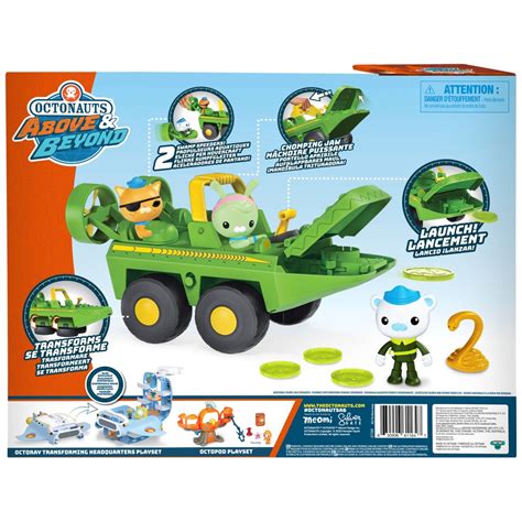 Octonauts Above & Beyond Gup-K & Captain Barnacle Swamp Speeder | Smyths Toys UK