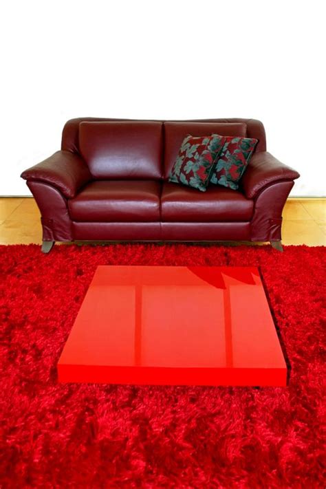 Passion red leather sofa in living room | Red leather sofa, Living room shades, Living room images