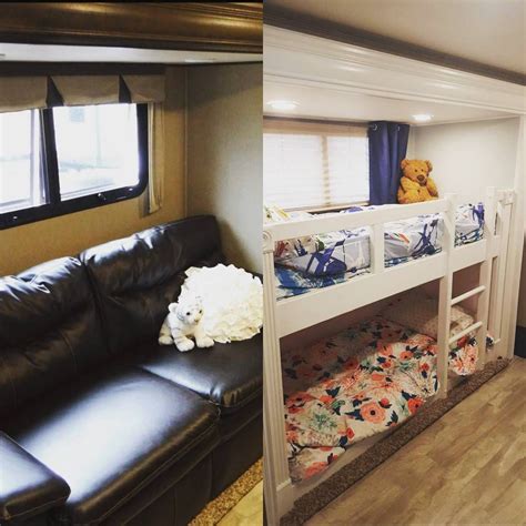 Get RV Bunk Beds Motorhome Inspiration Ideas - RV Obsession | Camper bunk beds, Rv bunk beds ...