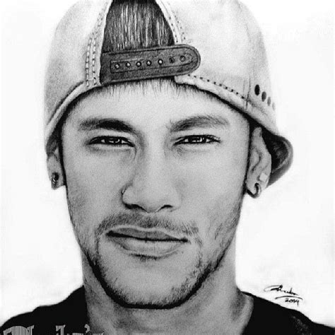 Neymar Pencil Drawing