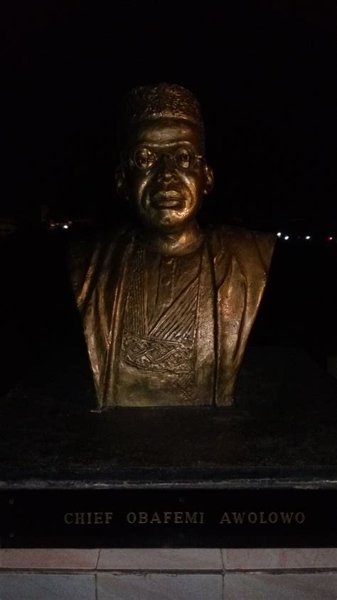 Statue of Chief Obafemi Awolowo a founding father of Nigeria — Steemit