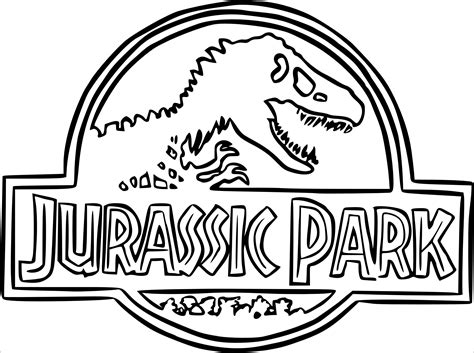 Jurassic Park Logo Coloring Pages | Images and Photos finder