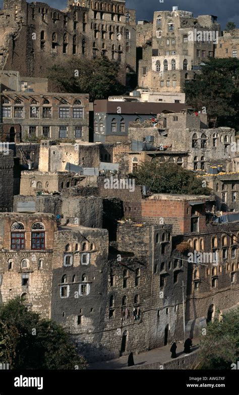 The town of Jibla, near Ibb, Yemen Stock Photo - Alamy