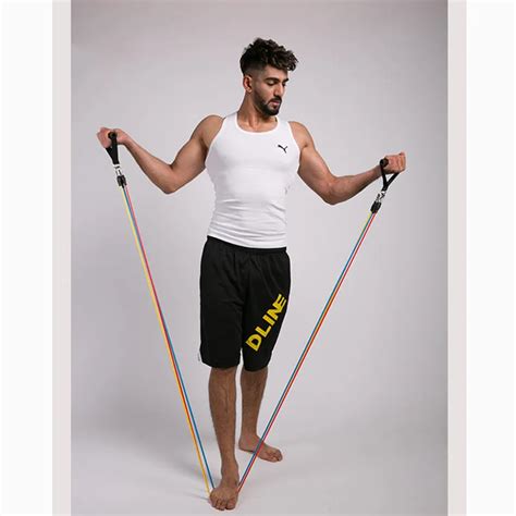 Workout pull rope elastic rope resistance bands exercise band stretch bands athletic rubber band ...