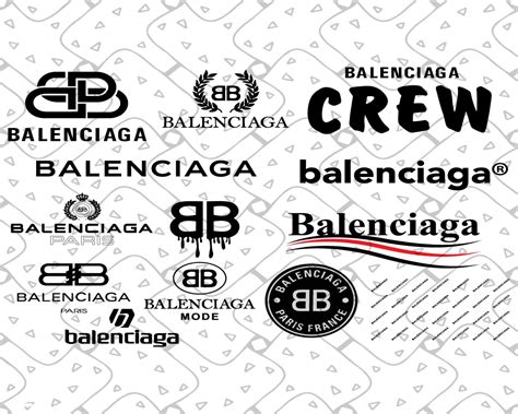 Balenciaga Logos Svg Bundle Trending Svg Balenciaga Svg | Etsy