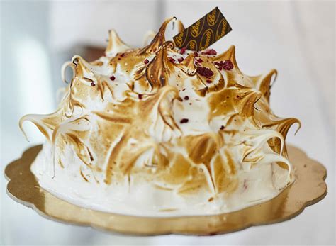 Bombe Alaska Semi-Freddo Gelato Cake - Brunetti Classico Cafe Melbourne