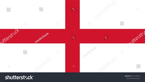 English National Flag England Uk Stock Illustration 2017265927 ...