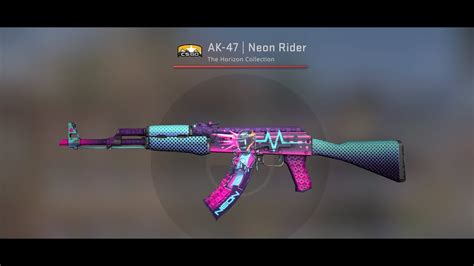 CSGO: AK47 Neon Rider Field Tested gameplay! - YouTube