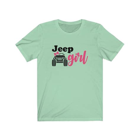 Jeep Girl T-shirt Jeep Fans Perfect Gift for Her Cute | Etsy