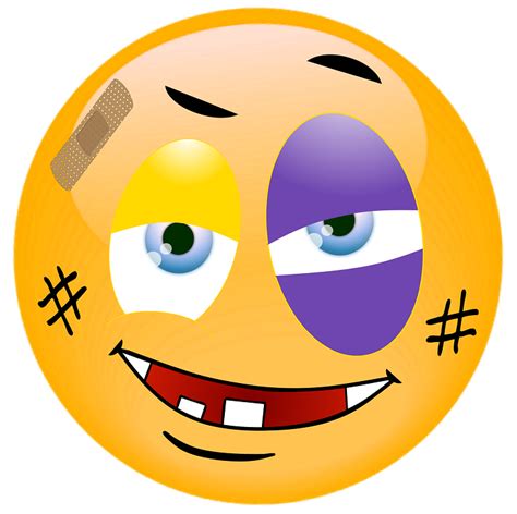 Download Emoji, Injured, Black Eye. Royalty-Free Stock Illustration ...