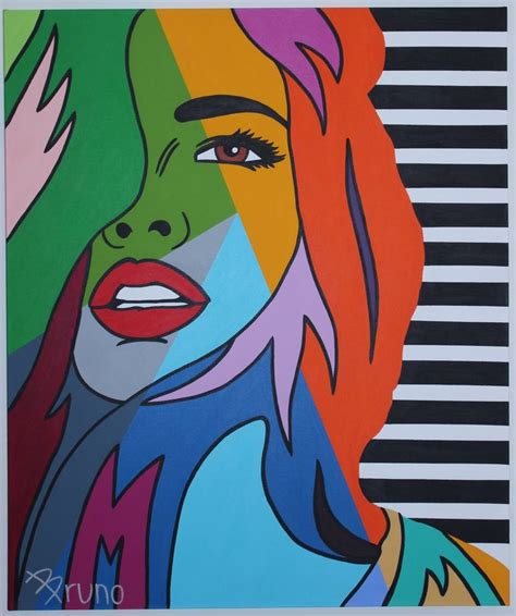 Woman in color Painting by Bruno Angel | Saatchi Art