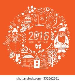 Christmas Greeting Card Template Vector Merry Stock Vector (Royalty Free) 330285893 | Shutterstock