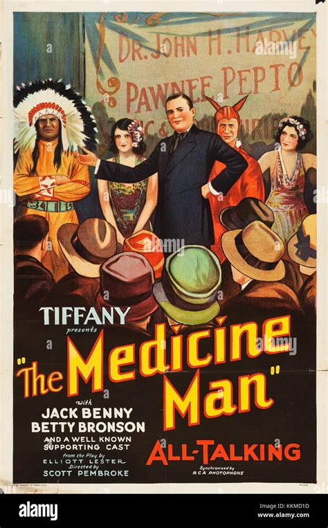 Medicine Man poster Stock Photo - Alamy