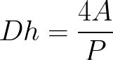 Hydraulic diameter