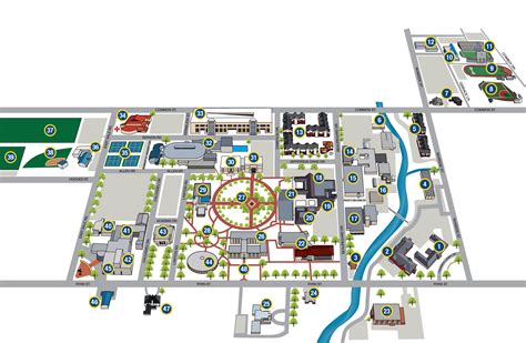 McNeese State University Campus Map | McNeese State University