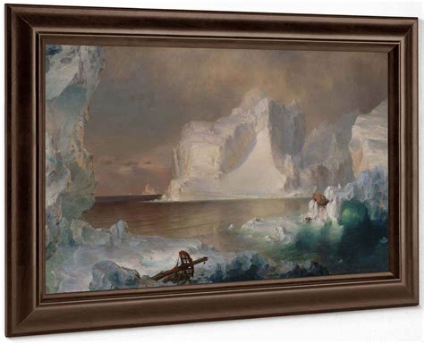 The Icebergs Painting Frederic Edwin Church by Frederic Edwin Church