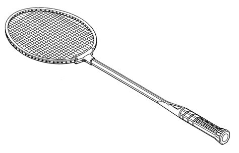 Patent USD587324 - Badminton racket - Google Patents