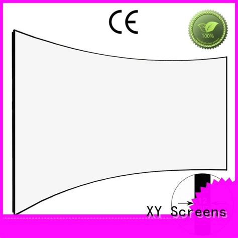 Curved Thin Bezel Hd Home Theater Projector Screen Czhk100b Series - Xy ...