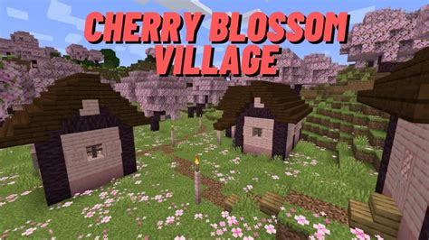 [1.20] Cherry Blossom Village 1.20.2/1.20.1/1.20/1.19.2/1.19.1/1.19/1. ...