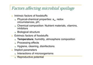 Food Spoilage | PPT