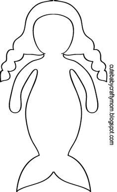 Mermaid Outline Drawing at GetDrawings | Free download