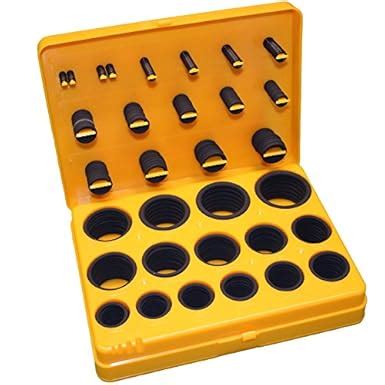 EPDM O-Ring Kit, Black, EPDM, 70A Durometer, 30-Sizes (Pack of 382 Pieces): Amazon.com ...