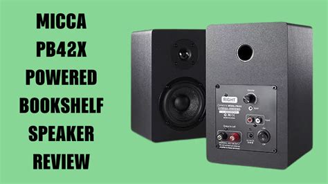 Micca PB42X Powered Bookshelf Speaker Review (2024)