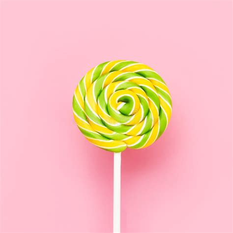 Lollipop swirl stock image. Image of orange, isolated, green - 368587