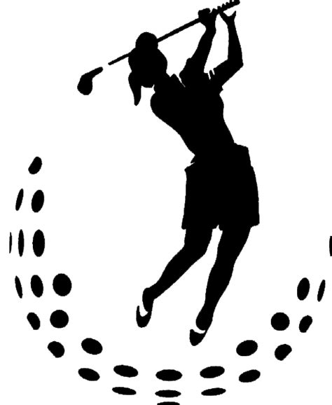 Lady Golfer Silhouette Clip Art ~ Png Lady Golfer Transparent Lady ...