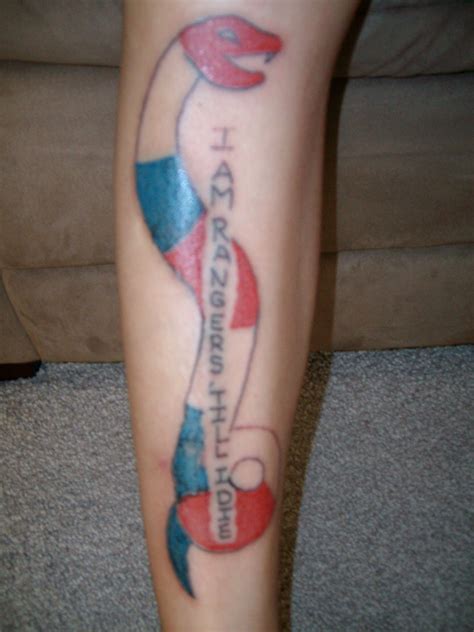 Rangers Tattoo designs - The Bears' Den - Rangers Media