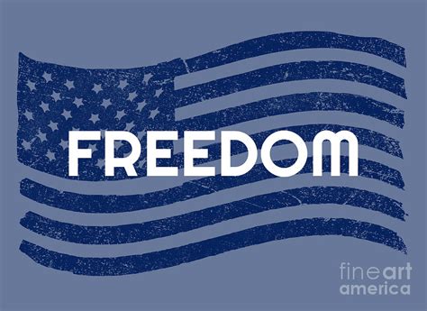 Freedom American Flag Digital Art by Arkitekta Art - Fine Art America