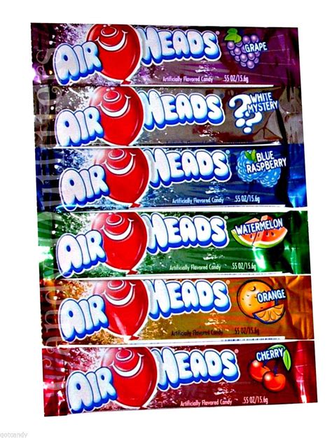 $3.55 - Airheads Candy - Air Heads Taffy Bars - Lot Of 6 Flavors - Classic Candies #ebay #Home ...