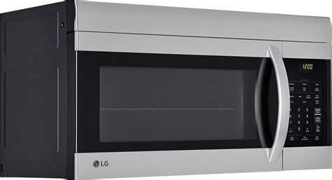 LG - 1.7 Cu. Ft. Over-the-Range Microwave - Stainless steel - RTBShopper.com