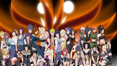 Download All Girls Naruto Characters Wallpaper | Wallpapers.com