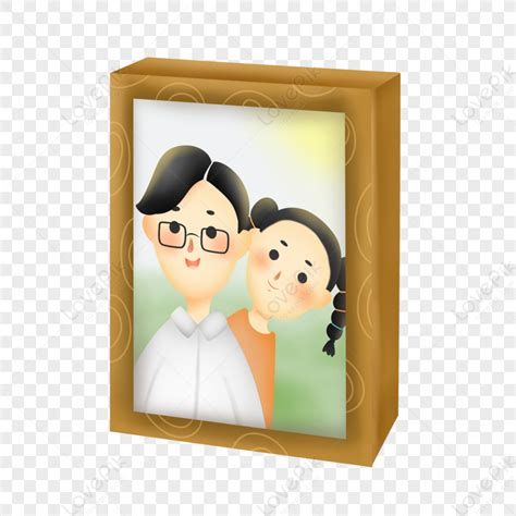 Father And Daughter Taking Photo Frame PNG Transparent And Clipart Image For Free Download ...