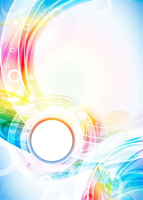 Bright dynamic lines vector backgorund 01 | Poster background design, Powerpoint background ...